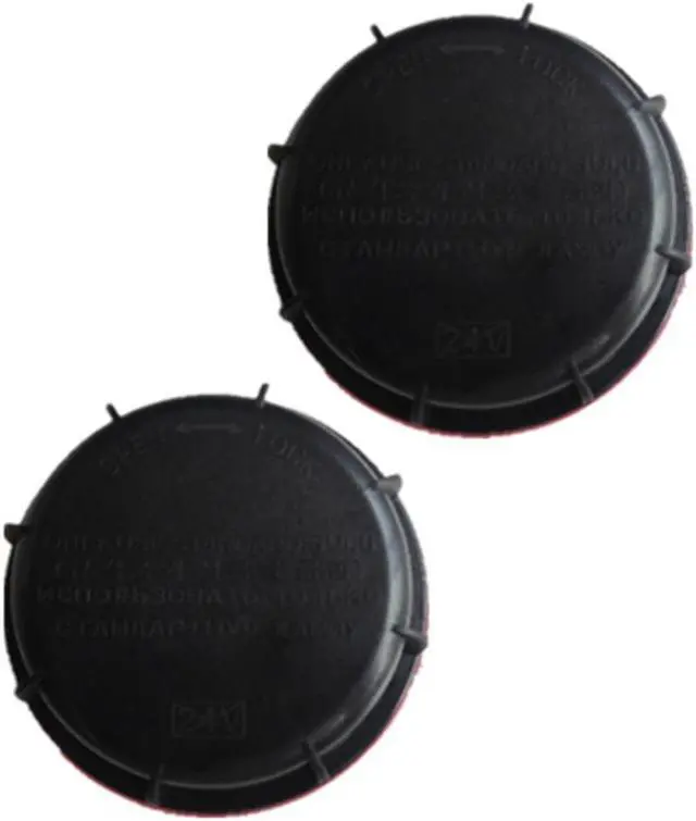 Alt view image 2 of 5 - Yassdwbn 2pcs Head Lamp Dust Cap for Hyundai i800 iMax H1 Grand Starex 2007-16 921402G000