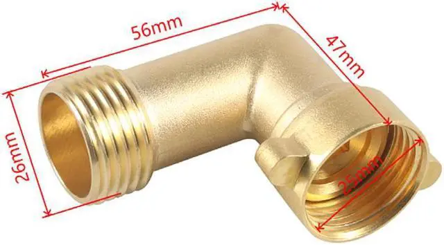 Alt view image 4 of 5 - Acaigel White Water Fill Inlet Flange Brass With Check Valve Fit For Rv Camper