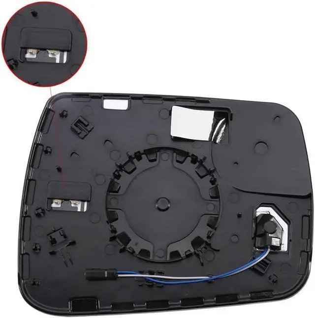 Alt view image 4 of 5 - Acaigel Mirror Glass Left Side Blind Spot + Heated For Dodge Ram 1500 2500 2019-2022