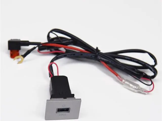 Alt view image 3 of 5 - Yassdwbn USB-A QC3.0 Port Car Fast Charger Socket Panel Mount For Ford Focus MK2 2005-09