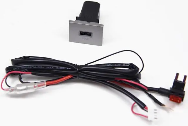 Alt view image 4 of 5 - Yassdwbn USB-A QC3.0 Port Car Fast Charger Socket Panel Mount For Ford Focus MK2 2005-09