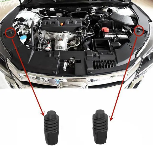 Alt view image 2 of 5 - Paiying Car Hood Rubber Bumper Hood Bumper Cushion Stoppers For Honda CRV SPIRIOR NEW