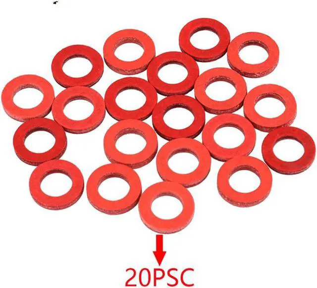 Alt view image 3 of 5 - Yingshan 20pcs Oil Drain Gaskets 90430-08020-00 90430-08003 Fit for  Yamaha Outboards Lower Unit