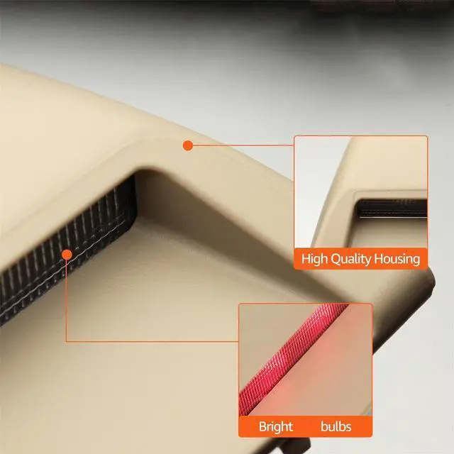 Alt view image 6 of 6 - Acaigel Beige High Mount Car 3Rd Third Rear Brake Light For Nissan Altima Sedan 2013-18