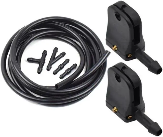 Alt view image 5 of 5 - Paiying 2x Washer Jet Wiper Nozzle & Hose Set For Mercedes-Benz Sprinter I II 1995-2018