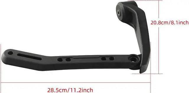 Alt view image 4 of 6 - Yassdwbn Motorcycle Handlebar Handguard Protector Bracket For Yamaha Mt 09 Mt-09 Sp Mt09 2024