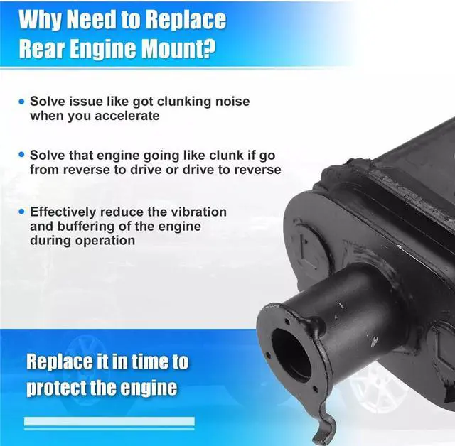 Alt view image 5 of 5 - Paiying New Engine Motor Mount Left Sub Frame Middle Mount For Honda Accord Acura TL TSX