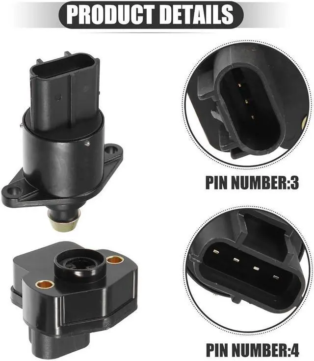 Alt view image 3 of 5 - Yassdwbn New Throttle Position Sensor Idle Air Control Valve For Jeep Wrangler TJ