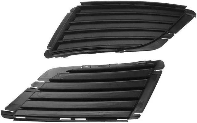 Alt view image 3 of 5 - Paiying 1 Pair Bumper Fog Light Cover For Vauxhall Corsa C 2003-2006 w/o Fog Light Holes