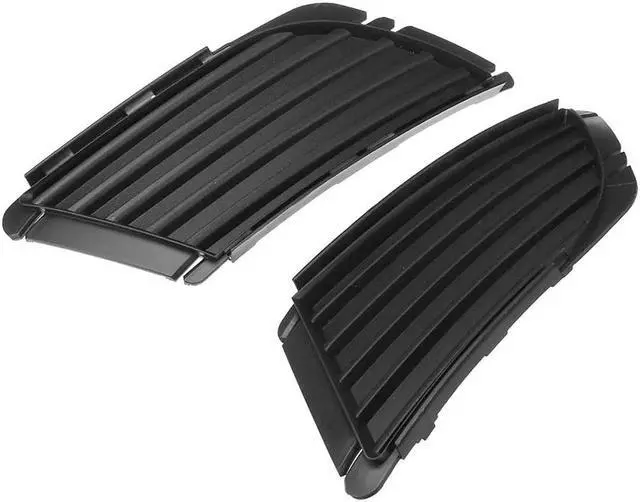 Alt view image 2 of 5 - Paiying 1 Pair Bumper Fog Light Cover For Vauxhall Corsa C 2003-2006 w/o Fog Light Holes