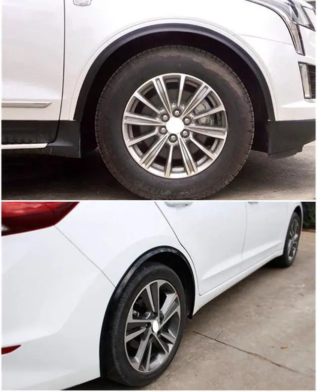 Alt view image 3 of 5 - Paiying 2x 1.5m Car Wheel Tires Eyebrow Strip