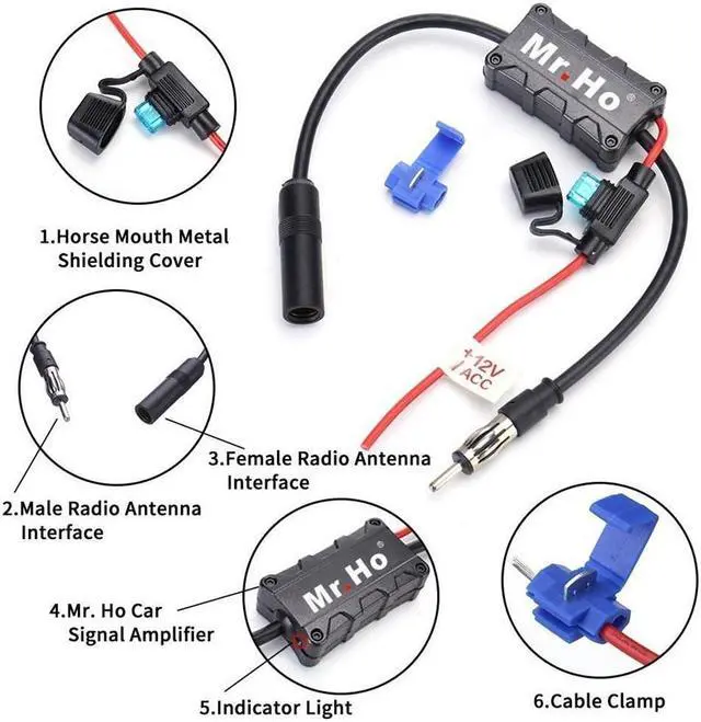 Alt view image 2 of 5 - Acaigel 1PCAutomobile Car FM AM Radio Stereo Antenna Signal Amplifier Booster