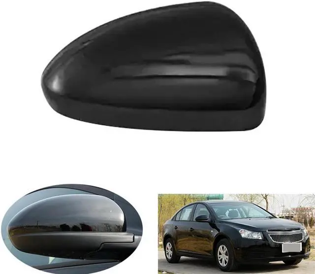 Alt view image 4 of 5 - Yassdwbn 1*Replacement Rear View Mirror Cover Caps (Right) For Chevrolet Cruze 2009-2016
