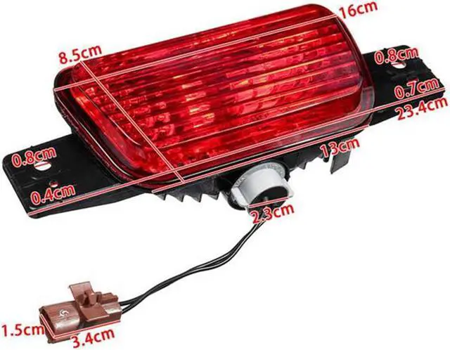 Alt view image 4 of 4 - Yassdwbn Rear Spare Wheel Fog Light For Mitsubishi Pajero V93 V97 Montero Shogun 8337A068