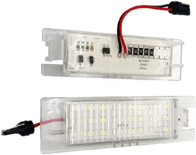 Alt view image 2 of 5 - Paiying 2Pcs License Plate Light Rear Lamps 20944894 For Opel Adam Astra Corsa Insignia