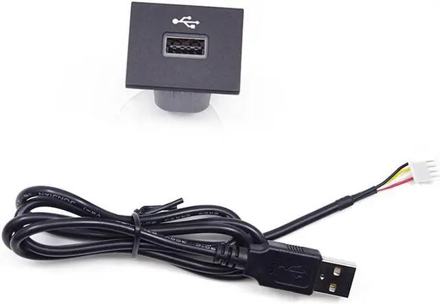 Alt view image 4 of 5 - Yassdwbn Usb Input Adapter U-Disk Flash Socket Interface Cable For Ford Focus Mk2 2005-09