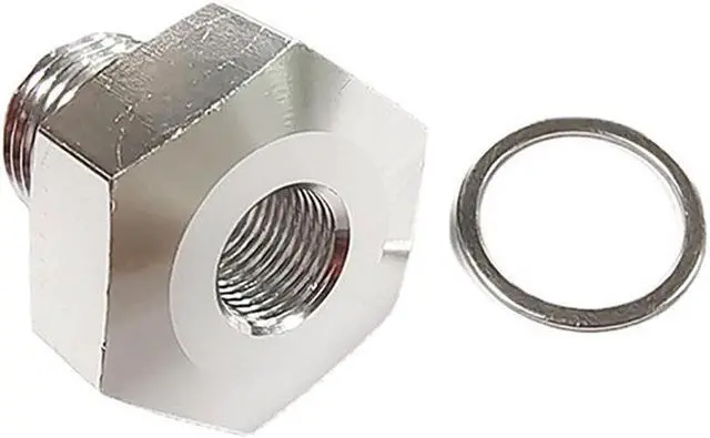 Alt view image 4 of 5 - Yassdwbn Oil Pressure Coolant Temp Gauge Fitting Adapter For LS1 4.8 5.3 6.0 Swap M12 M16