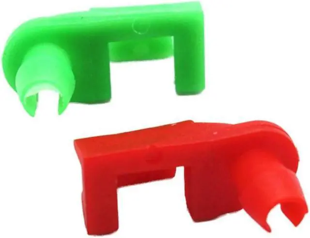 Alt view image 2 of 5 - Yassdwbn Tailgate Handle Rod Clips Set 88981030 88981031 For Chevy Silverado 1999-2007