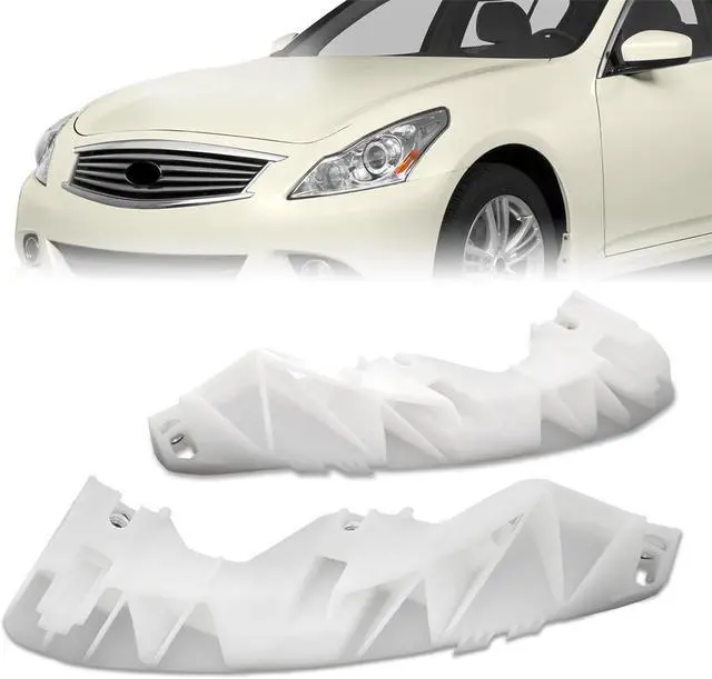 Main image of Yassdwbn Front Left Right Bumper Cover Stiffener Bracket Pair For Infiniti G25 G37 Sedan
