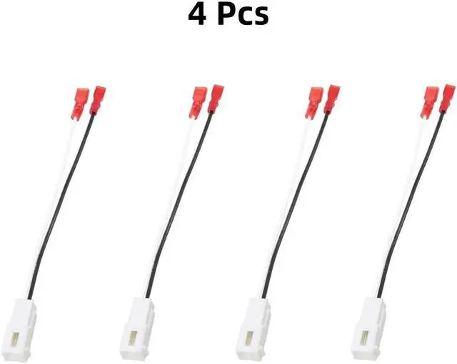 Main image of Paiying 4x Speaker Wire Harness Adapter For Jeep Compass Wrangler JK JL Fiat 500 72-7902