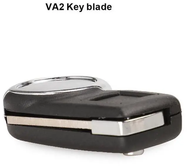 Alt view image 5 of 5 - Yassdwbn 2-Button Remote Key Shell with Blade VA2 For Citroen DS3 2009-2020 DS4 2011-2018