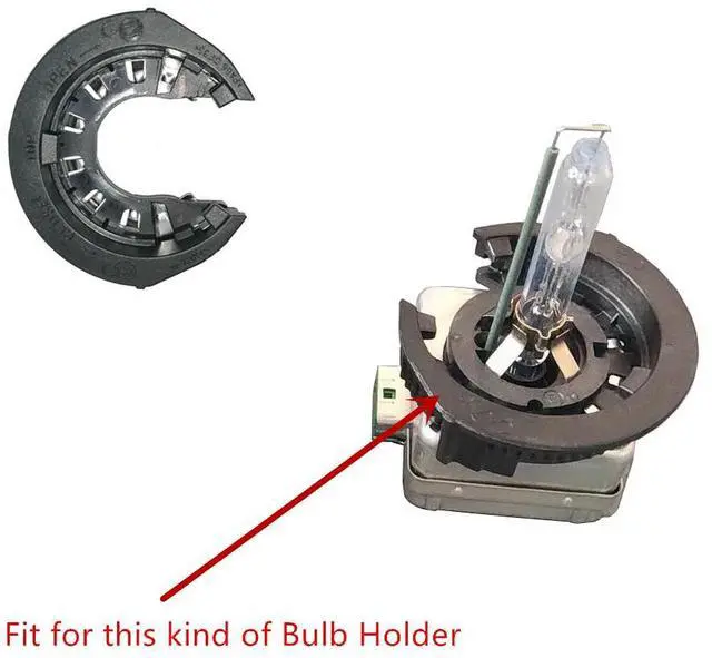 Alt view image 5 of 5 - Yassdwbn Xenon HID Bulb Retainer Bulb Holder VP8M5X-13N019-A Fit for Dodge Chevy Jaguar