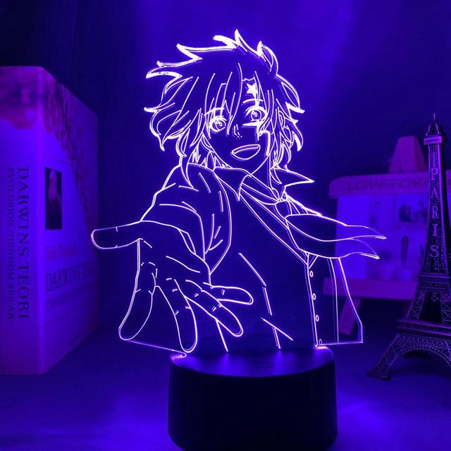 Veeki 3d Led Illusion Night Light Desk Lamp Shihouin Yoruichi Anime Lamp 3d Led  Lamp For Bedroom Decor Kids Birthday Gift Anime Stuff 16 Color | Fruugo NO