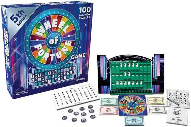 Alt view image 4 of 7 - Pressman Wheel of Fortune Game (PRE5563)
