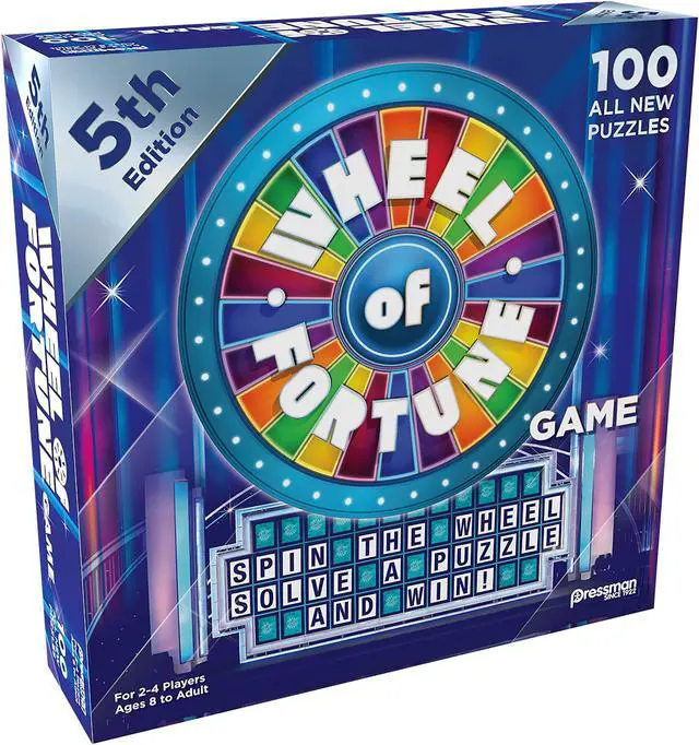 Alt view image 6 of 7 - Pressman Wheel of Fortune Game (PRE5563)