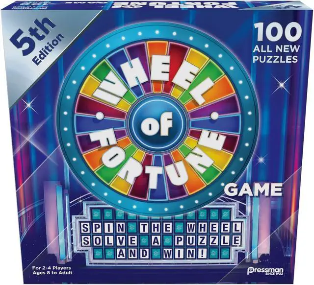 Alt view image 3 of 7 - Pressman Wheel of Fortune Game (PRE5563)