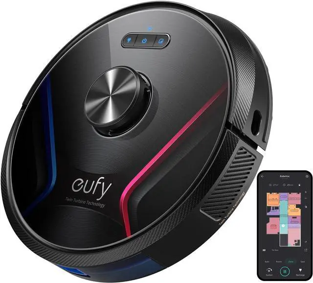 Main image of eufy by Anker, RoboVac X8, Robot Vacuum with iPath Laser Navigation, Twin-Turbine Technology generates 2000Pa x2 Suction, AI. Map 2.0 Technology, Wi-Fi, Perfect for Pet Owner