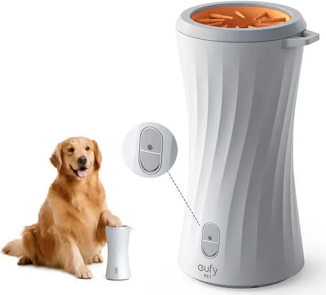 Main image of eufy Pet Automatic Dog Paw Cleaner, Portable Electronic Paw Washer, Soft & Strong Bristles in Multi-Layered Structure, Muddy Paw Cleaner for Large & Medium Dogs, Waterproof Design, Long-Lasting Charge