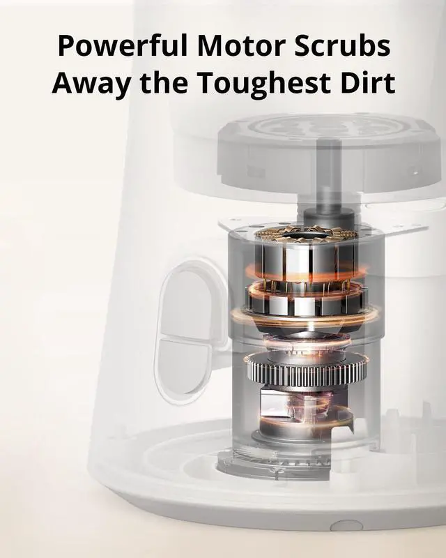 Alt view image 3 of 6 - eufy Pet Automatic Dog Paw Cleaner, Portable Electronic Paw Washer, Soft & Strong Bristles in Multi-Layered Structure, Muddy Paw Cleaner for Large & Medium Dogs, Waterproof Design, Long-Lasting Charge