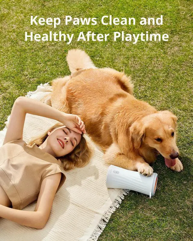 Alt view image 6 of 6 - eufy Pet Automatic Dog Paw Cleaner, Portable Electronic Paw Washer, Soft & Strong Bristles in Multi-Layered Structure, Muddy Paw Cleaner for Large & Medium Dogs, Waterproof Design, Long-Lasting Charge