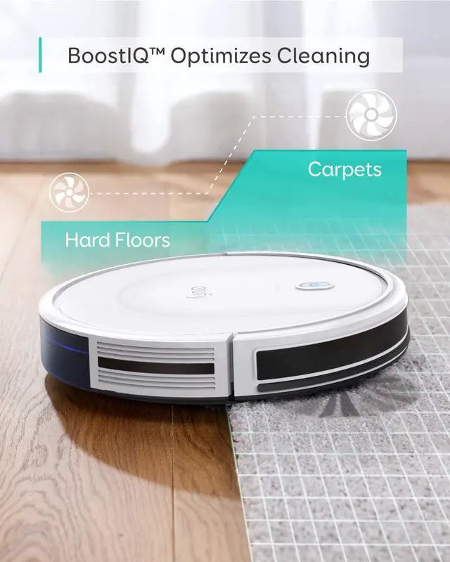 Alt view image 5 of 7 - eufy BoostIQ RoboVac 11S MAX, Robot Vacuum Cleaner, Super-Thin, 2000Pa Super-Strong Suction, Quiet, Self-Charging Robotic Vacuum Cleaner, Cleans Hard Floors to Medium-Pile Carpets, White (Renewed)