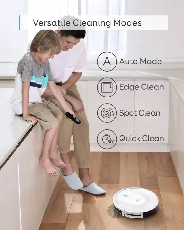 Alt view image 6 of 7 - eufy BoostIQ RoboVac 11S MAX, Robot Vacuum Cleaner, Super-Thin, 2000Pa Super-Strong Suction, Quiet, Self-Charging Robotic Vacuum Cleaner, Cleans Hard Floors to Medium-Pile Carpets, White (Renewed)