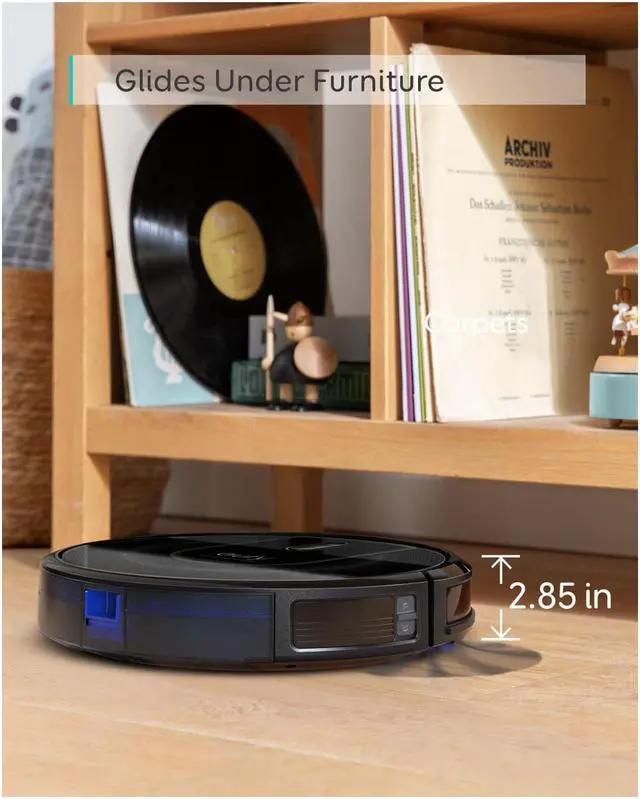 Alt view image 7 of 7 - eufy by Anker RoboVac G30 Verge, Robot Vacuum with Home Mapping, 2000Pa Suction, Wi-Fi, Boundary Strips, for Carpets and Hard Floors | Renewed
