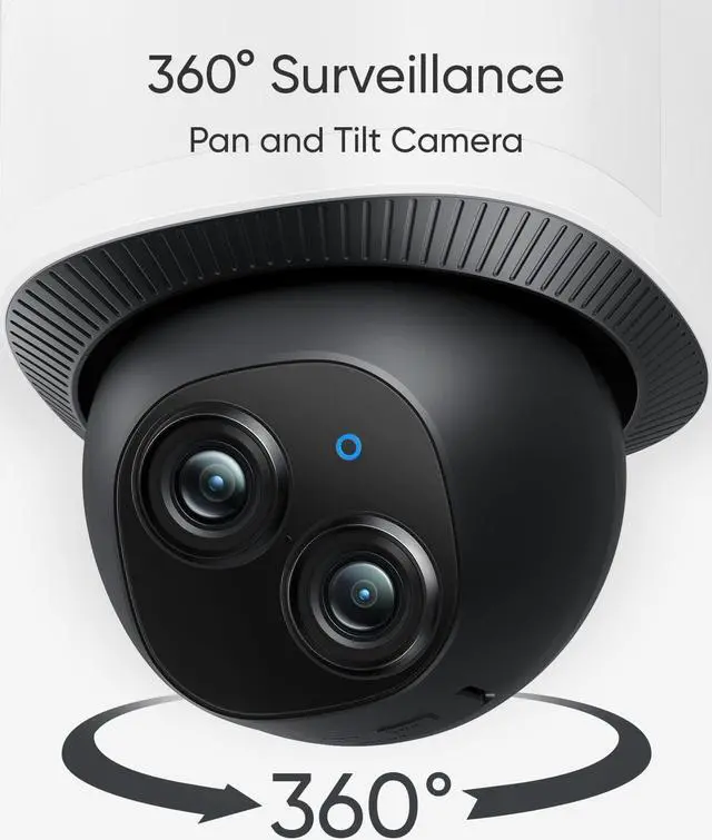Alt view image 3 of 7 - eufy Security Floodlight Camera E340 Wired,360° Pan and Tilt,24/7 Recording,Dual-Band Wi-Fi, 2,000 Lumens,Motion-Activated,Dual Camera,HomeBase 3 Compatible,Local Storage,No Monthly Fee (Renewed)