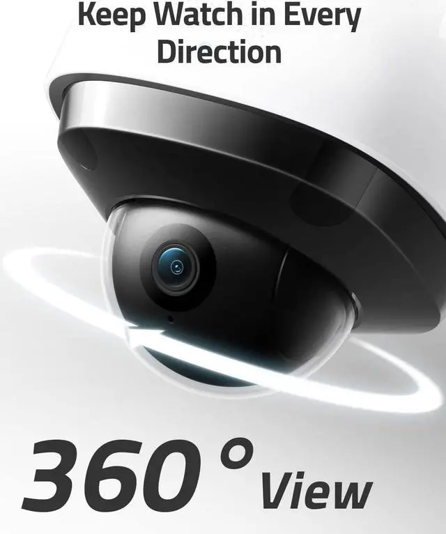 Alt view image 5 of 6 - eufy security S330 Floodlight Cam 2 Pro,360-Degree Pan & Tilt Coverage,2K Full HD,3,000 Lumens,Smart Lighting,Weatherproof,On-Device AI Subject Lock and Tracking,No Monthly Fee,Hardwired (Renewed)