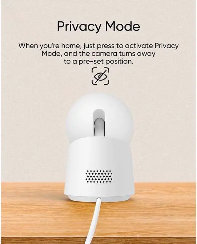 Alt view image 5 of 6 - eufy Security Indoor Cam C210, Home Security Camera, 1080p Resolution 360° PTZ, Plug-in Security Indoor Camera with 2.4G Wi-Fi, Human/Motion AI, Night Vision, AI Tracking, HomeBase 3 Compatible