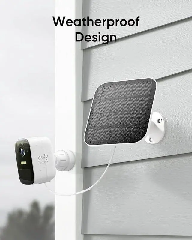 Alt view image 6 of 6 - eufy Security, eufyCam 2C 3-Cam Kit with Solar Panel 2W, Security Camera Wireless Outdoor, Home Security System, HomeKit Compatibility, 1080p HD, IP67, Night Vision, Motion Only Alert, No Monthly Fee