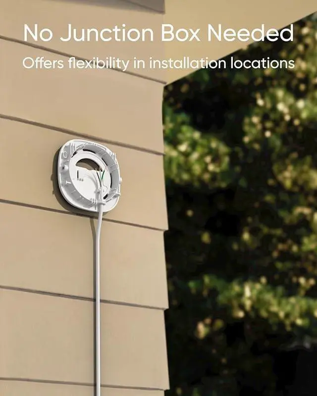 Alt view image 2 of 7 - eufy Floodlight Camera E340 with AC Cable, Security Camera Outdoor, 360° PTZ, 24/7 Recording, 2.4G/5G Wi-Fi, 2000 LM, Motion Detection, Built-in Siren, Dual Cam, HB3 Compatible, No Monthly Fee