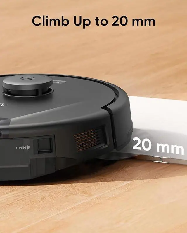 Alt view image 6 of 7 - eufy L60 Robotic Vacuum, Ultra-Strong 5,000 Pa Suction, and iPath Laser Navigation for Floor Hair Deep Cleaning (Renewed)