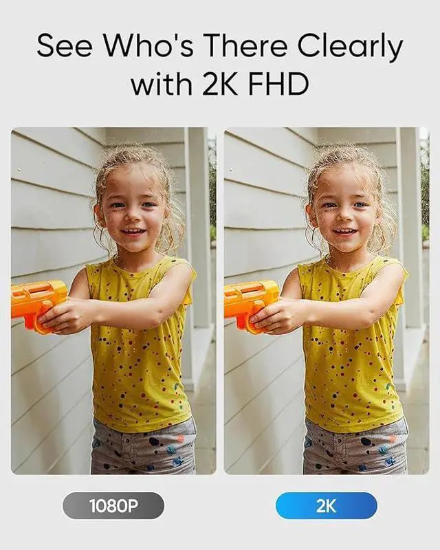 Alt view image 2 of 7 - eufy Video Doorbell Camera C31, 2K FHD Battery or Hardwire Powered, Easy to Install, Quick-Release Battery, Live Video Call, 24/7 Recording, Human & Motion Detection, No Monthly Fee (Renewed)