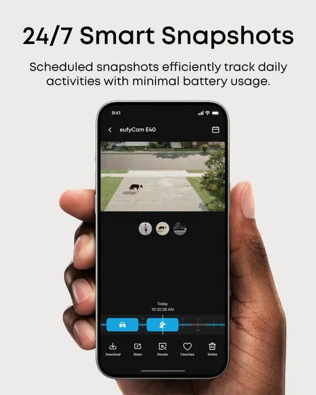 Alt view image 5 of 7 - eufy Security eufyCam E40 Add-On Camera, Outdoor Wireless Solar Security Camera, 2K with Integrated Solar Panel, MaxColor Night Vision, Face Recognition AI, Expandable Local Storage, No Monthly Fee