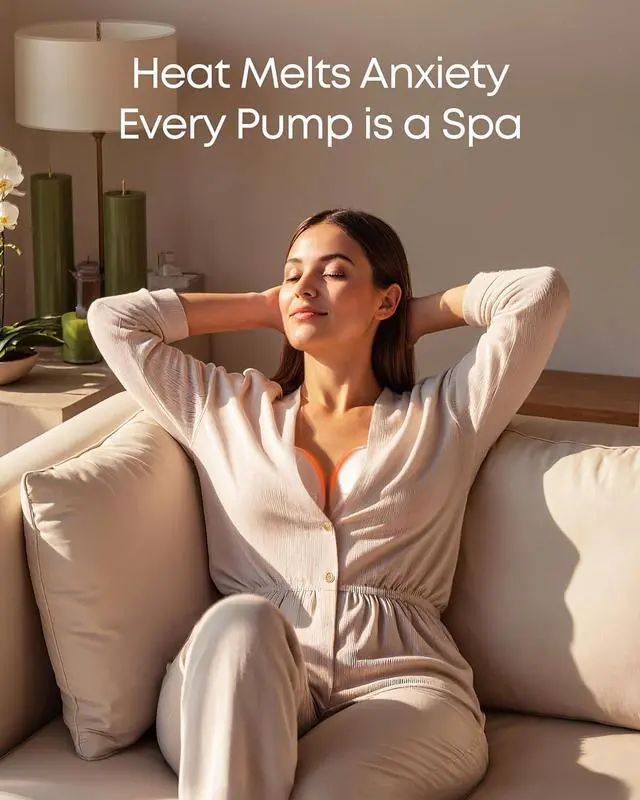 Alt view image 2 of 7 - eufy Security Heated Wearable Breast Pump S1 Pro, Slim Hands-Free with Industry-Leading HeatFlow Tech, Wireless Charging Case, App-Controlled OptiRhythm, Hospital-Grade Suction, in-Bra Use