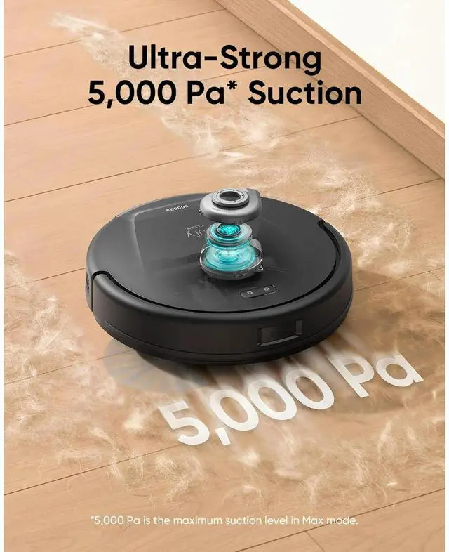 Alt view image 4 of 5 - eufy L60 Robot Vacuum with Self Empty Station, Hair Detangling Technology, Up to 60 Days Hands Free Cleaning, 5,000 Pa Suction (Refurbished acceptable)