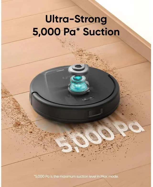 Alt view image 5 of 6 - eufy L60 Robot Vacuum with Self Empty Station and 6× Dust Bags