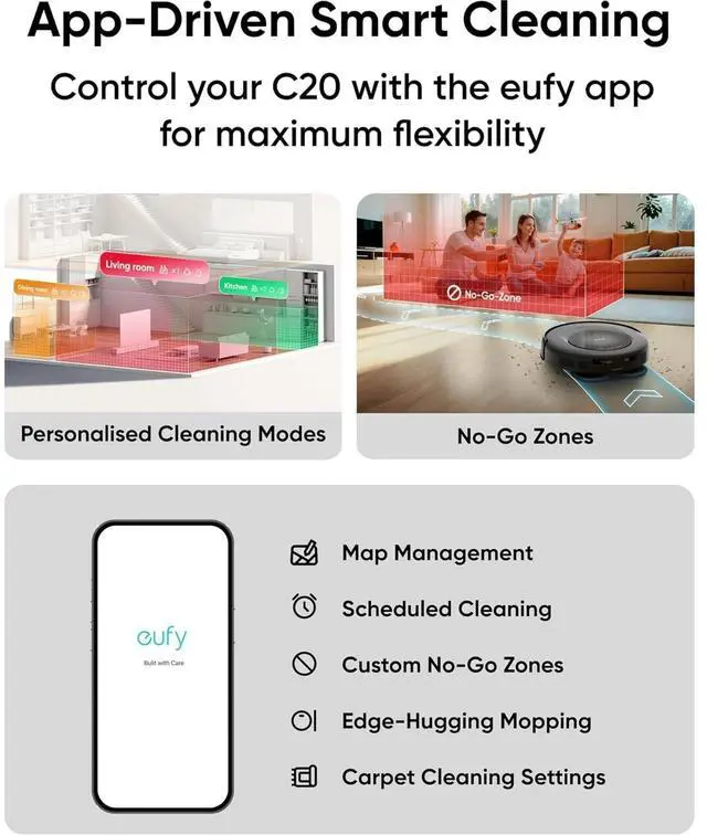 Alt view image 7 of 7 - eufy RoboVac Omni C20 with Official Accessories and 6 Large-Capacity Dust Bags