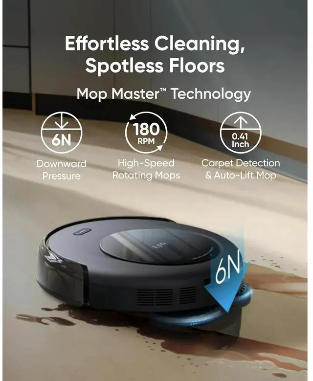 Alt view image 6 of 7 - eufy RoboVac Omni C20 with Official Accessories and 6 Large-Capacity Dust Bags